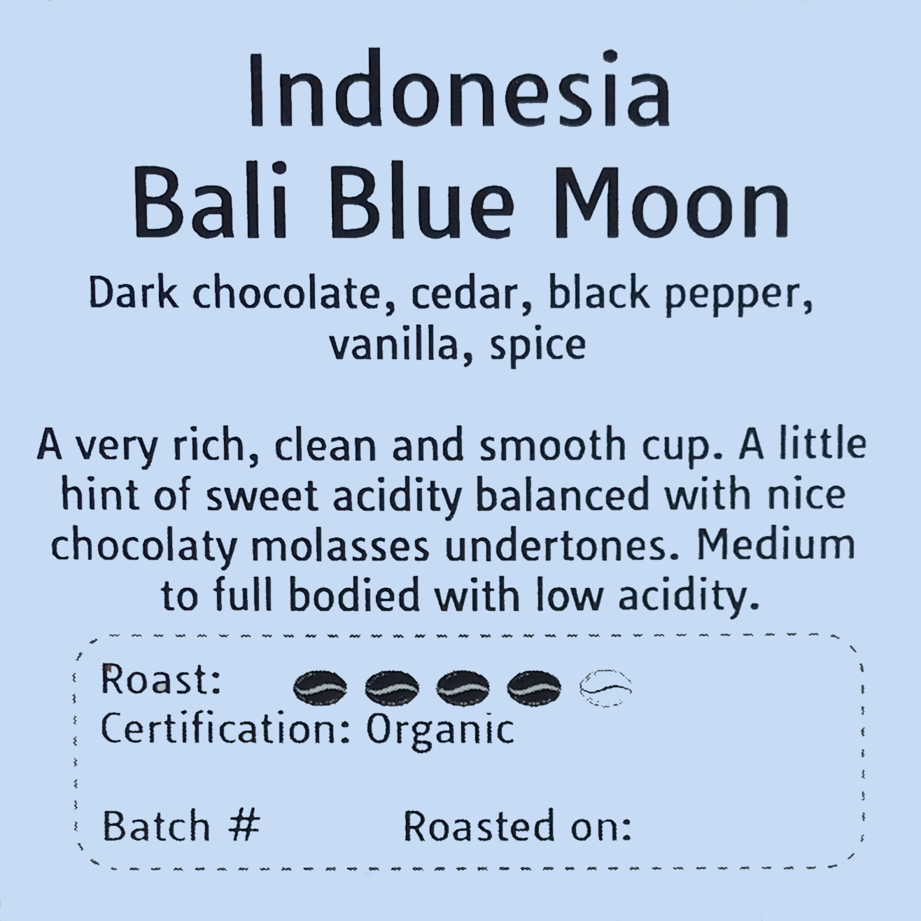 Indonesia Bali Blue Moon